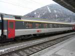 SBB - Personenwagen 1 Kl. Apm  61 85 10-90 232-2 im Bahnhof Chur am 04.12.2009