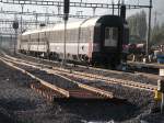 IC169 Zrich HB - Feldkirch bei der Ausfahrt aus dem sich im Umbau befindenden Bahnhof Sargans.