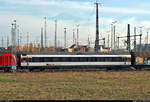 SBB auf Abwegen  Nicht schlecht staunte ich, als in der Zugbildungsanlage (ZBA) Halle (Saale) ein Einheitswagen IV der Gattung  A  der SBB (NVR-Nummer leider nicht erkennbar) inmitten eines Gz,