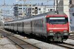 SBB Bt 50 85 28-94 924-3 als IC 6 nach Domodossola am 16.3.23 bei der Einfahrt in den Bahnhof Thun.