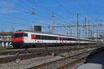 IC Steuerwagen Bt 50 85 28-94 964-9 durchfährt am 22.03.2023 den Bahnhof Pratteln.