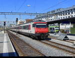 SBB - Steuerwagen Bt  50 85 28-94 962-3 bei der einfahrt im Bhf.