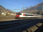 Ein SBB Stauerwagen am 02.11.2007 in Brig.