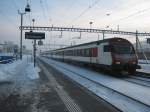 IR 9052 bei Einfahrt in Solothurn, 02.12.2010.