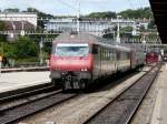 SBB - Einfahrender IC im Bahnhof Winterthur am 26.08.2012