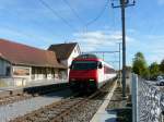 SBB - IR Biel- Konstanz mit dem Steuerwagen Bt 50 85 28-94 971-4 an der Spitze unterwegs in Kreuzlingen Bernrain am 22.10.2013 ..