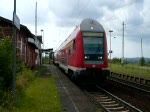 SBB IC Steuerwagen am 30.08.03 bei Ausserberg   Ltschberg Sdrampe 