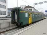 ex SBB - Personenwagen  1+2 Kl, AB  55 85 39-35 019-6 in Sissach am 07.04.2013