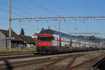 Bt 50 85 26-94 901-3 durchfährt den Bahnhof Rupperswil. Die Aufnahme stammt vom 24.02.2020.