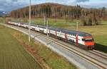 IC 2000 Steuerwagen Bt 508526 bei Bollodingen am 5. Januar 2022.
Foto: Walter Ruetsch