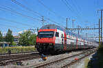 IC 2000 Steuerwagen Bt 50 85 26-94 908-8 durchfährt den Bahnhof Pratteln.