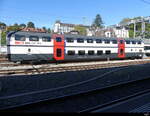 SBB - Doppelstock Personenwagen 2 Kl.  B  50 85 26-94 012-9 abgestellt im Bhf. Bern am 25.09.2023