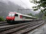 Bis auf zwei bis drei Zge tglich durchfahren alle Zge den Bahnhof Blausee-Mitholz ohne Halt.