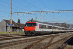 Bt 50 85 28-94 907-8 durchfährt den Bahnhof Rupperswil.