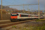 IC Steuerwagen Bt 50 85 28-94 940-9 durchfährt den Bahnhof Gelterkinden.