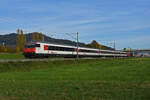 IC Steuerwagen Bt 50 85 28-94 978-9 fährt Richtung Bahnhof Itingen.