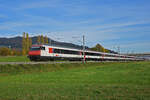 IC Steuerwagen Bt 50 85 28-94 974-8 fährt Richtung Bahnhof Itingen.