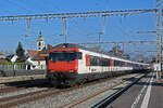 IC Steuerwagen Bt 50 85 28-94 916-9 durchfährt den Bahnhof Rupperswil.