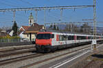 IC Steuerwagen Bt 50 85 28-94 908-6 durchfährt den Bahnhof Rupperswil.