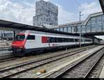 SBB - Steuerwagen Bt 50 85 28-94 910-2 vor einem SBB Messzug im Bhf.