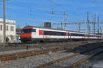 IC Steuerwagen Bt 50 85 28-94 934-2 durchfährt am 05.02.2024 den Bahnhof Pratteln.