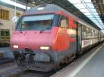 SBB - Steuerwagen Bt 50 85 28-94 919-3 mit Schnellzug nach Bern im Bahnhof von Olten am 18.08.2007