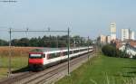 IR 2523 (Geneve-Aeroport-Luzern) mit Schublok Re 460 093-8 in Ddingen 3.10.09