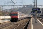 IR 2124 Konstanz-Biel am 09.03.11 in Lenzburg