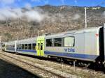 Ausrangierter B Jumbo 625-4 am 2.3.24 hinter dem Bahnhof Interlaken Ost abgestellt.