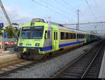 BLS - Regio nach Langnau via Belp - Bern - Burgdorf am Schluss der Steuerwagen ABt 50 85 80-35 961 im Bahnhof Thun am 14.05.2022