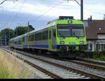 BLS - Regio nach Thun an der Spitze der Steuerwagen ABt 50 85 80-35 934 unterwegs bei Burgdorf Steinhof am 05.06.2022