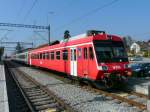 bls - Steuerwagen ABt 50 38 39-33 936-6 im Bahnhof Ins am 06.03.2011