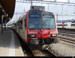 SBB - Steuerwagen ABt 50 85 39-43 824-4 im Bhf. Biel am 2023.01.29