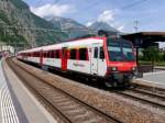 SBB - Regio nach Brig im Bahnhof von Martigny am 31.05.2015