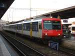 der Steuerwagen eines RBDe 560 als  Regio  nach Olten kurz vor der Ausfahrt in Brugg 7.10.07