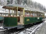 BC - Tramanhnger B 370 (CGTE ex Strassenbahn von Genf )im Depotareal von Chaulin am 24.03.2008