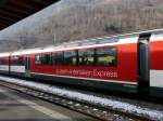 zb - Speisewagen WR  150 302-4 im Bahnhof Interlaken Ost am 26.01.2013