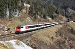 Auch im Jahr 2018 fahren noch regelmässig Schnellzüge am Gotthard und sorgen für etwas Abwechslung auf den Schienen: Am 24.