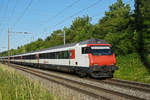 Bt 50 85 28-94 905-2 fährt Richtung Bahnhof Kaiseraugst. Die Aufnahme stammt vom 12.06.2020.