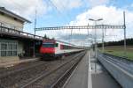 Hier ein Nachschuss auf einen EW IV Pendel am 9.10. bei der Durchfahrt des Bahnhofes Hindelbank in Richtung Burgdorf.