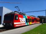 Rorschach - Heiden - Bergbahn ist gerade in Heiden angekommen und wird dann zurck nach Rorschach fahren - am 31.07.2007 