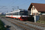 Depot und Schienenfahrzeuge Koblenz | DSF
DSF-Pendel RBDe 317, ehemals TRN/RVT, bei Herzogenbuchsee auf Sonderfahrt am 15. April 2019.
Foto: Walter Ruetsch  