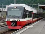 TRN / bls - Triebzug RABe 527 322-2 im Bahnhof von Biel / Bienne am 07.06.2008