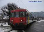 RBe 540 19-7 mit dem NPZ- Pendel bei der Einfahrt in den Bahnhof Talbrcke am 20.12.08