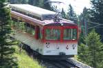 Rigi Bahn BDHe 4/4 Nr.21 bei der Abfahrt nach Vitznau am 19.07.2006.