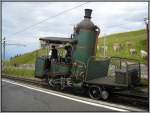 Lok 7 in der Endstation Rigi-Kulm.