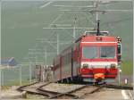 BDe 4/4 43 verlsst Wasserauen in Richtung Appenzell und Gossau SG. (17.04.2008)