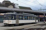 Montreux-Oberland bernois-Bahn.
Be 4/4 1006, ehemals ASm, OJB/SNB in Montreux auf den nächsten Eisatz wartend am 30. Dezember 2020.
Foto: Walter Ruetsch