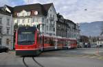 Be 4/8 113 fährt am Bahnhof Solothurn ein. Die Aufnahme stammt vom 08.11.2012.