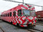 asm Oberaargau - ex FW Triebwagen Be 4/4 14 im Depotareal der asm in Langenthal am 20.11.2013